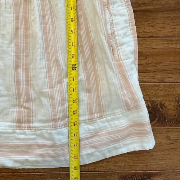 Faherty Isha Striped Sleeveless Organic Cotton Shift Dress, XS - Picture 7 of 10